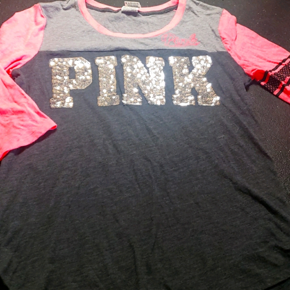 Pink 3/4 sleeve Shirt